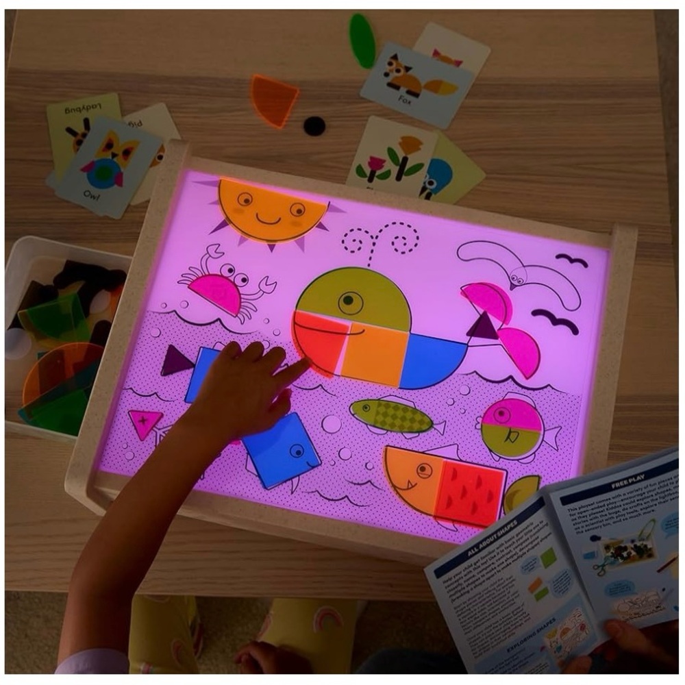 Brand New Battat Educational tracing Light Box Playset bright explorer sensory - Picture 11 of 11